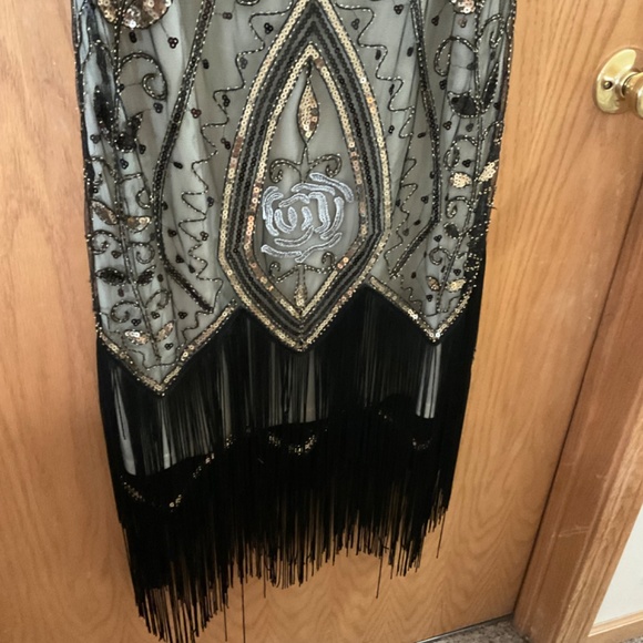 Women’s (lot of 8 items) 20s style flapper dress and accessories - Picture 2 of 12